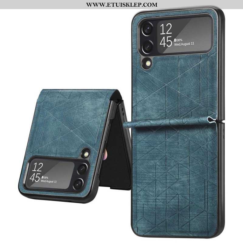 Etui do Samsung Galaxy Z Flip 4 Etui Folio Linie Geometryczne